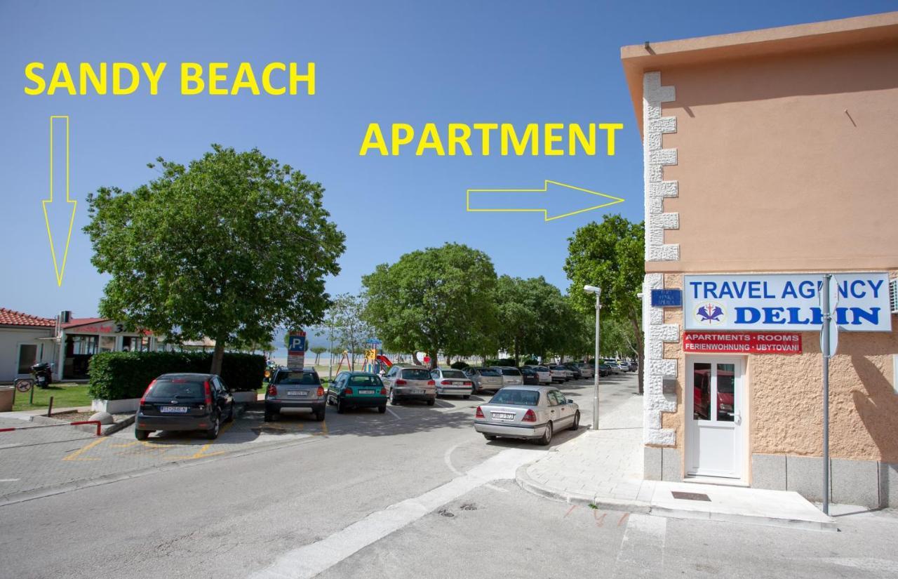 Ap Punta Next To Sandy Beach, Apartment With Garden Омиш Экстерьер фото